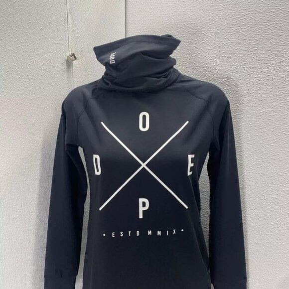 NEW DOPE Womens Snuggle Turtleneck Base Layer Top Size XS Black - Picture 10 of 12